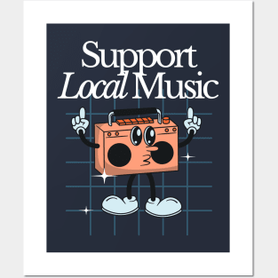 Support Local Music Posters and Art